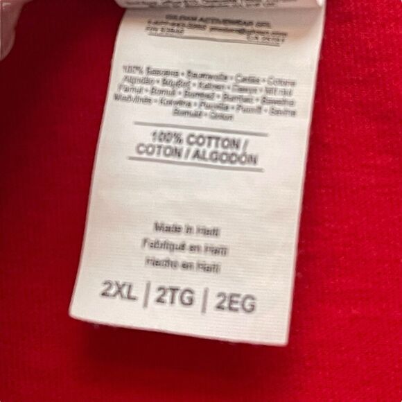 Patriotic Native American US Flag T-Shirt 2XL Red – “God Shed His Grace on Thee” - Picture 5 of 6